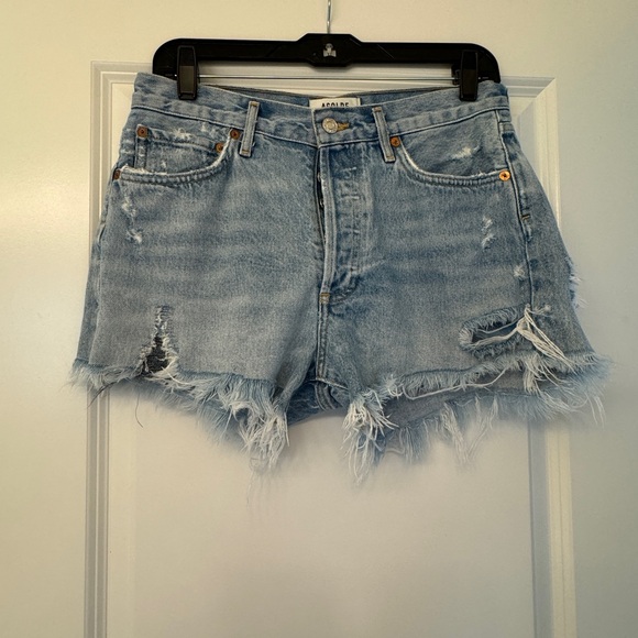 Agolde denim shorts size 27 - Picture 1 of 5
